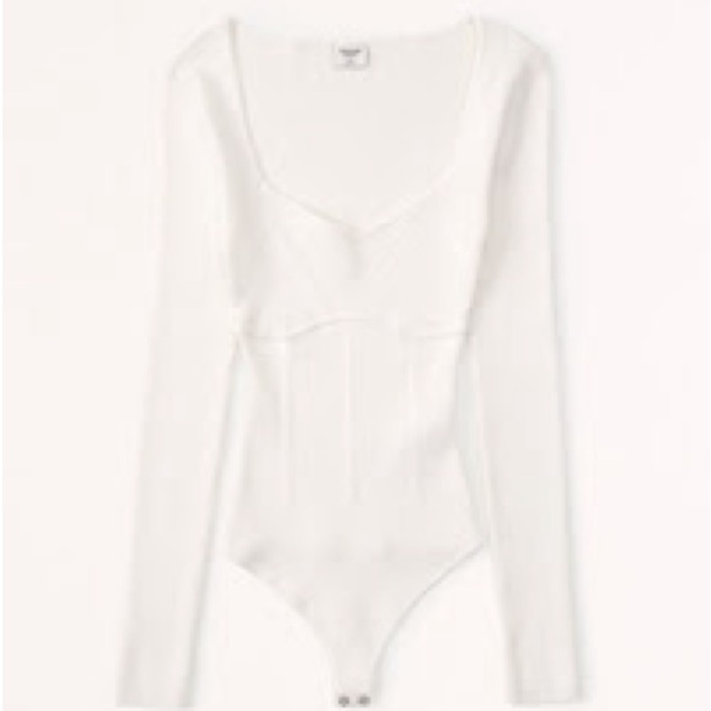Abercrombie Corset Sweetheart Sweater Bodysuit